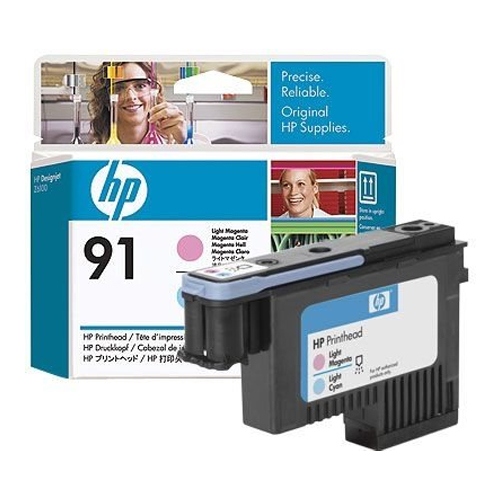 Tete-d-impression-HP-91-C9462A-Magenta-Clair-et-Cyan-Clair